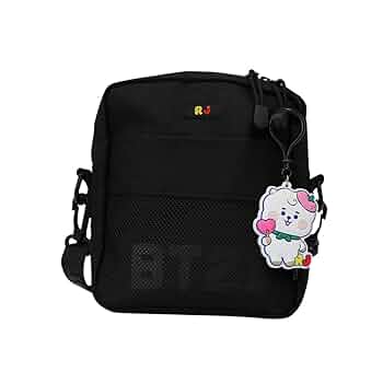 Amazon.co.jp: ソロモン商事 BT21 黒モバイルバッグ (RJ) MOBILE